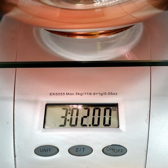 Vtg Anchor Hocking Pink Cranberry Flash Glass Chip Bowl 4.75" Tall Tableware - Picture 7 of 7